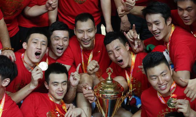 中国男篮第16次夺亚锦赛冠军 获里约奥运会入