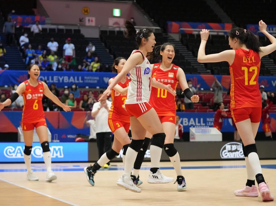  中國女排3:2險勝巴西隊取得世界女排聯賽“開門紅”