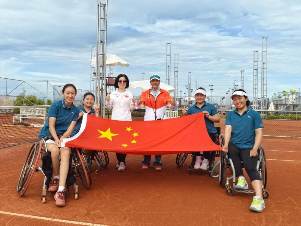  中国轮椅网球女队夺得2024年世界杯冠军