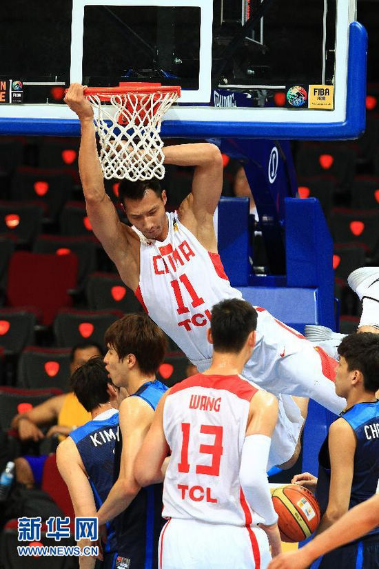 男篮11年来首负韩国