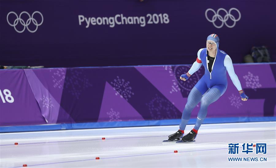 （冬奥会）（9）速度滑冰——男子500米：挪威选手洛伦岑夺冠