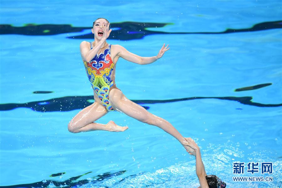 （体育）（5）花样游泳——全国冠军赛：集体自由自选赛况
