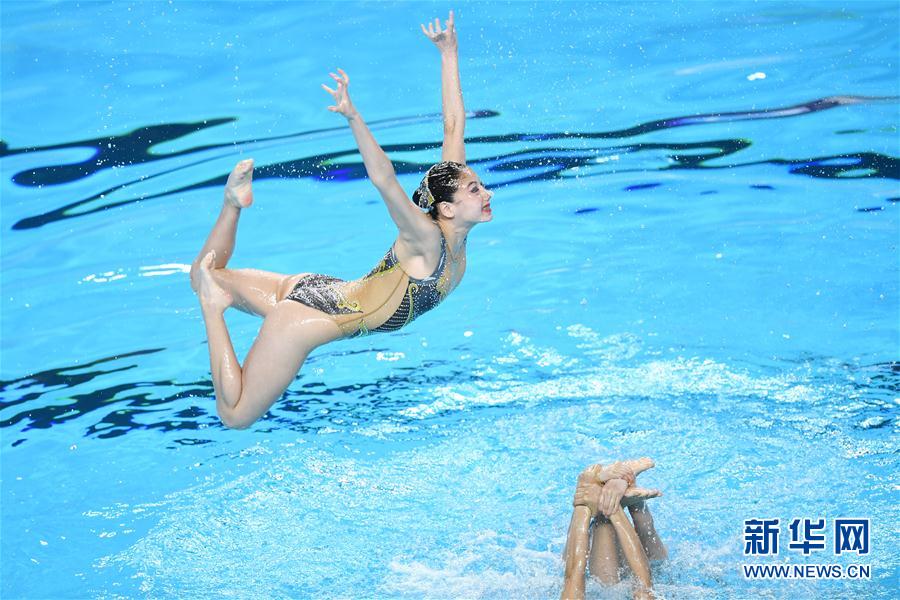 （体育）（4）花样游泳——全国冠军赛：集体自由自选赛况