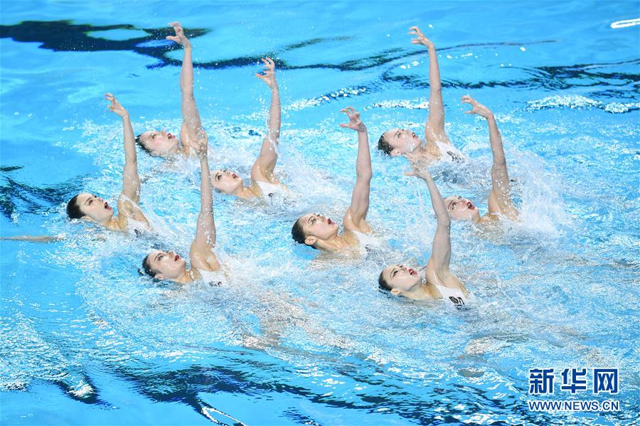 （体育）（13）花样游泳——全国冠军赛：集体自由自选赛况