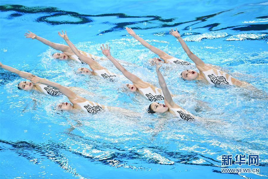 （体育）（12）花样游泳——全国冠军赛：集体自由自选赛况