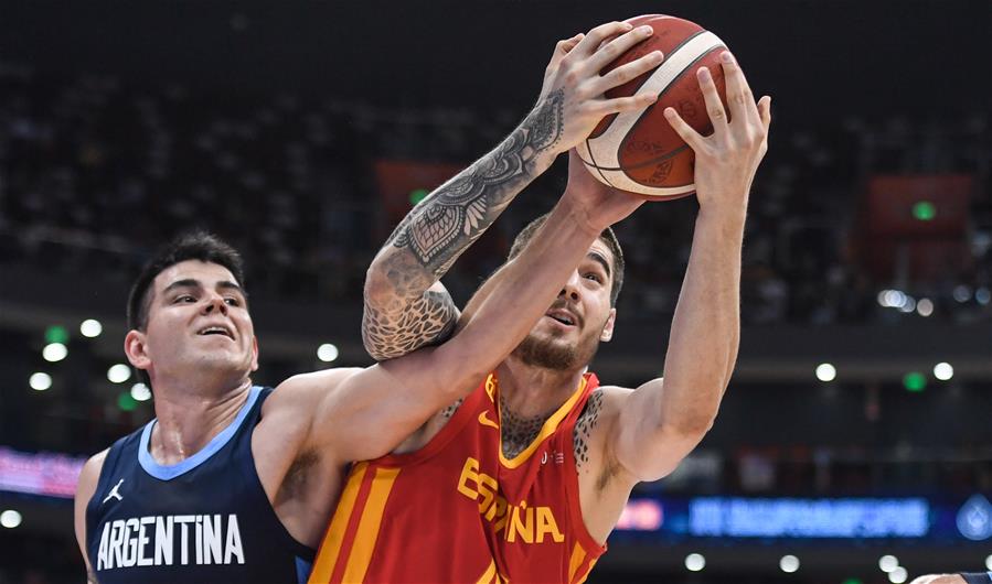 （体育）（6）篮球——国际男篮热身赛：西班牙胜阿根廷