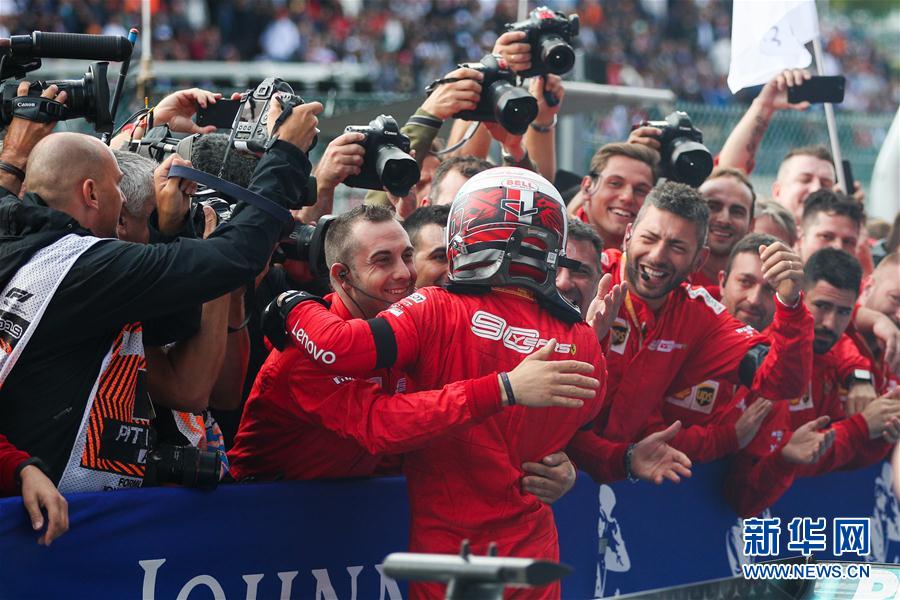 （体育）（6）赛车——F1比利时大奖赛：法拉利车手勒克莱尔夺冠