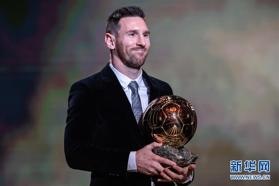（体育）（2）足球——梅西创纪录六夺“金球奖”
