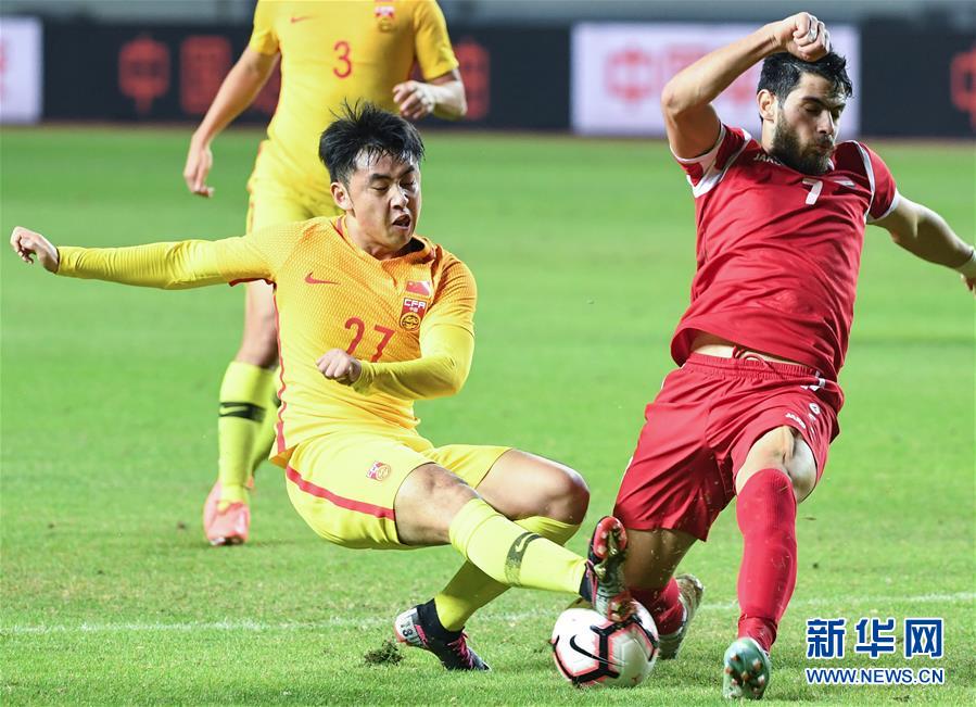 （体育）（9）足球——珠海四国赛：中国不敌叙利亚