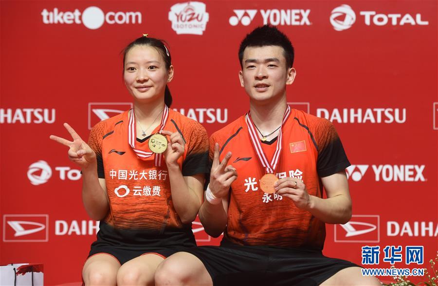 （体育）（1）羽毛球——印尼大师赛：郑思维/黄雅琼获混双金牌