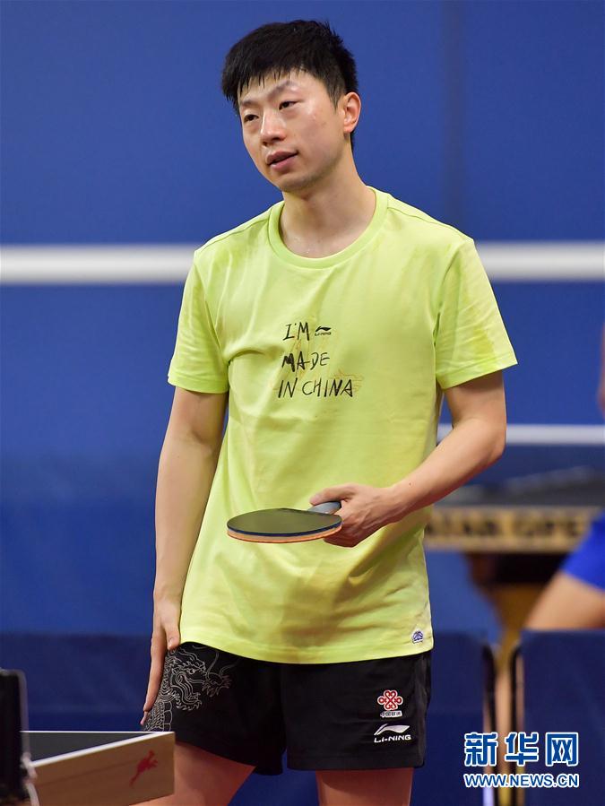 （体育）（2）乒乓球——中国国家乒乓球队在多哈备战