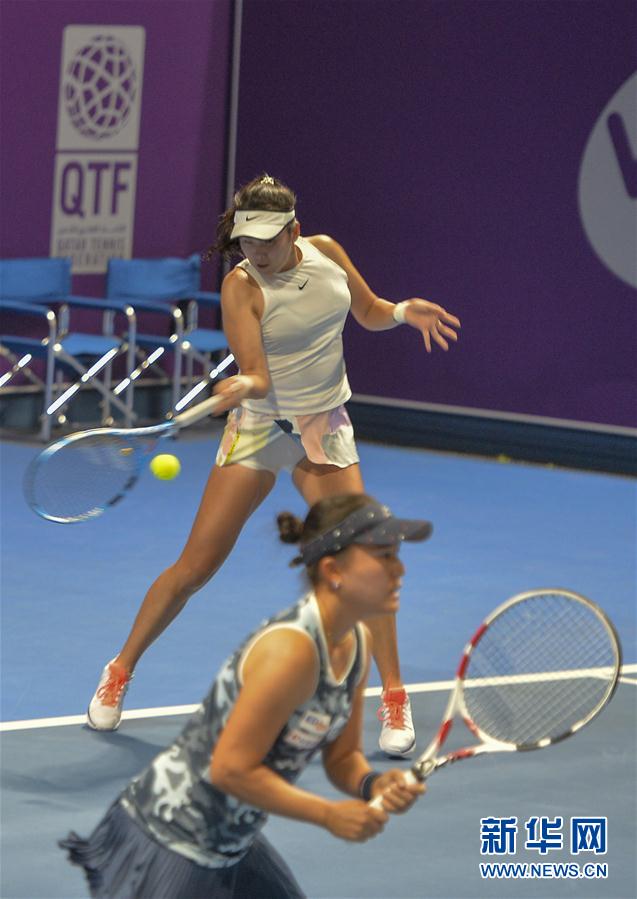（体育）（2）网球——WTA卡塔尔公开赛：杨钊煊/二宫真琴晋级