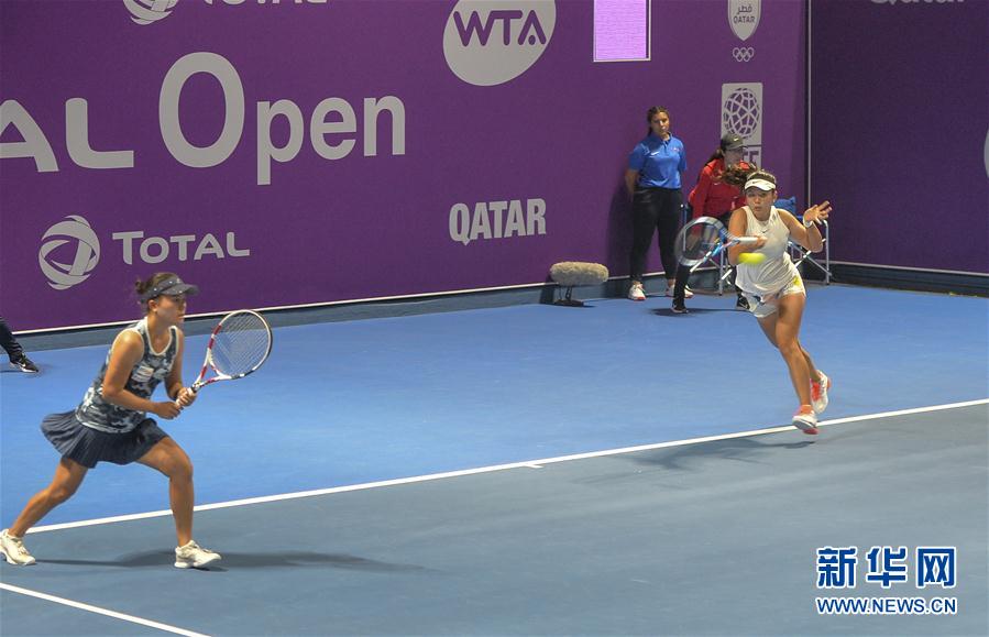 （体育）（4）网球——WTA卡塔尔公开赛：杨钊煊/二宫真琴晋级