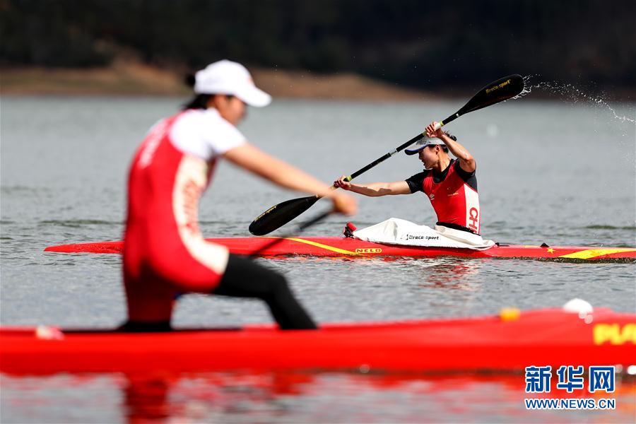 （体育）（1）皮划艇——中国队在葡萄牙训练