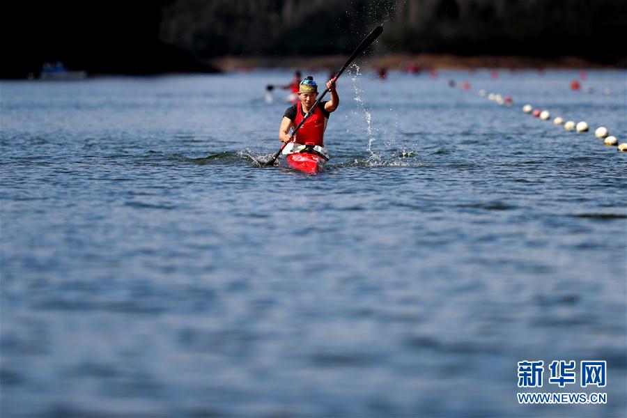 （体育）（7）皮划艇——中国队在葡萄牙训练