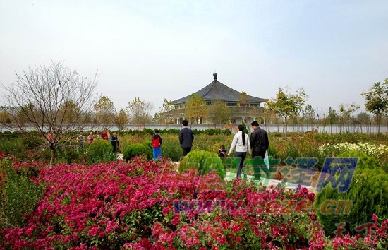 俯瞰鄄城孙膑旅游城